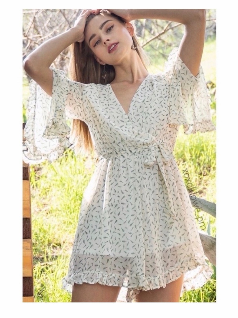 Romper floral NWT